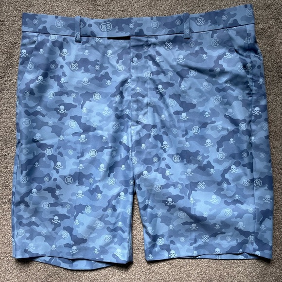 Mens G/FORE Icon Camo Golf Shorts Skull and Tees Size 38 - Picture 7 of 9